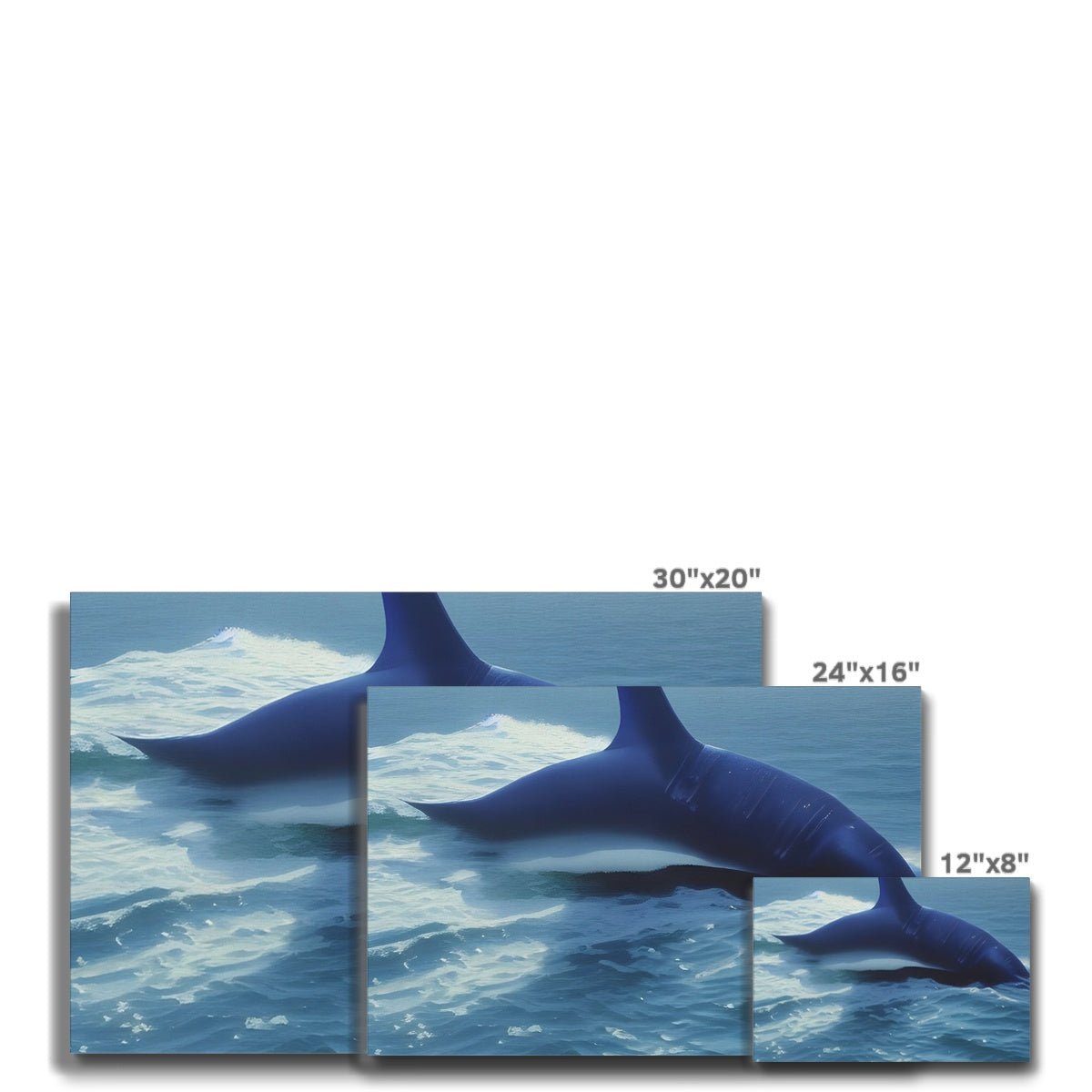 Fluke In The Ocean Eco Canvas Prodigi