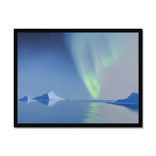 Aurora In A Ice World Framed Print Prodigi