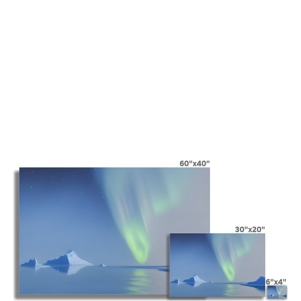 Aurora In A Ice World Fine Art Print Prodigi