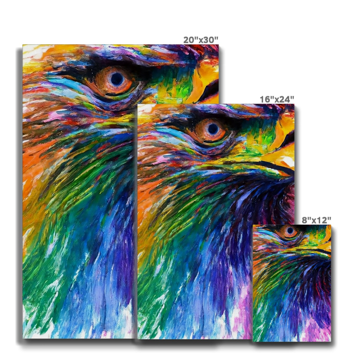 Rainbow Eagle Eco Canvas Prodigi