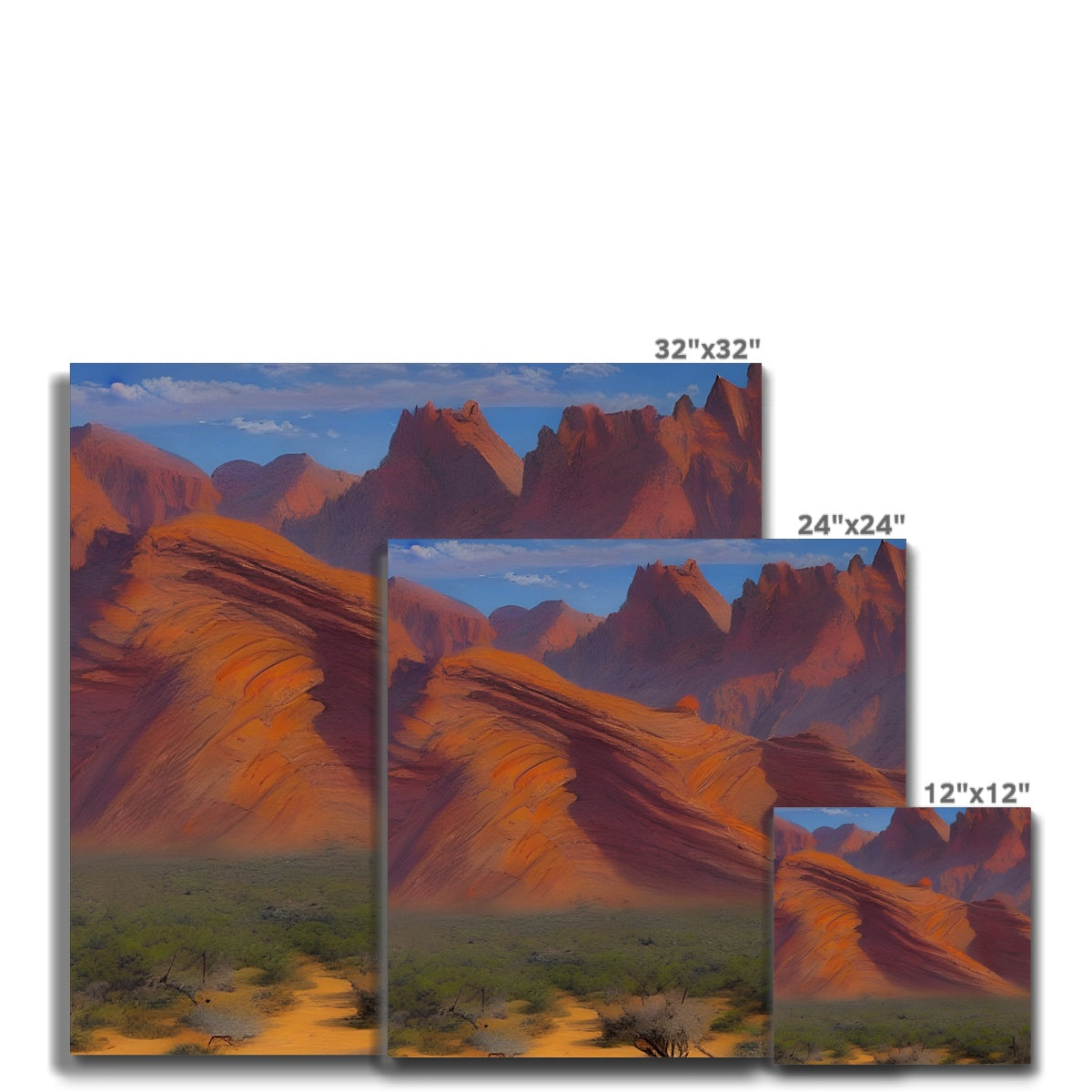 Desert Mountains Canvas Prodigi