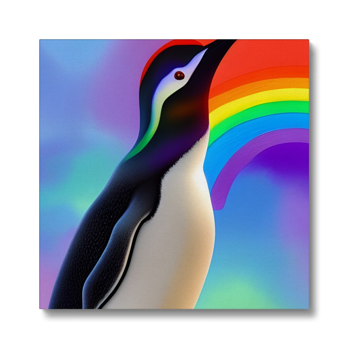 Rainbow Penguin Eco Canvas Prodigi