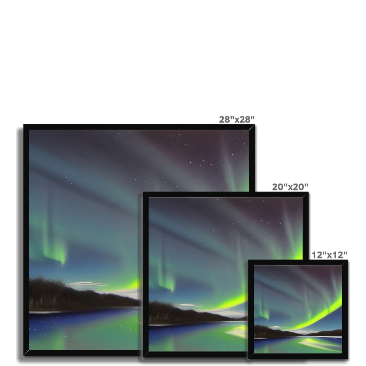 Aurora At Night Framed Print Prodigi