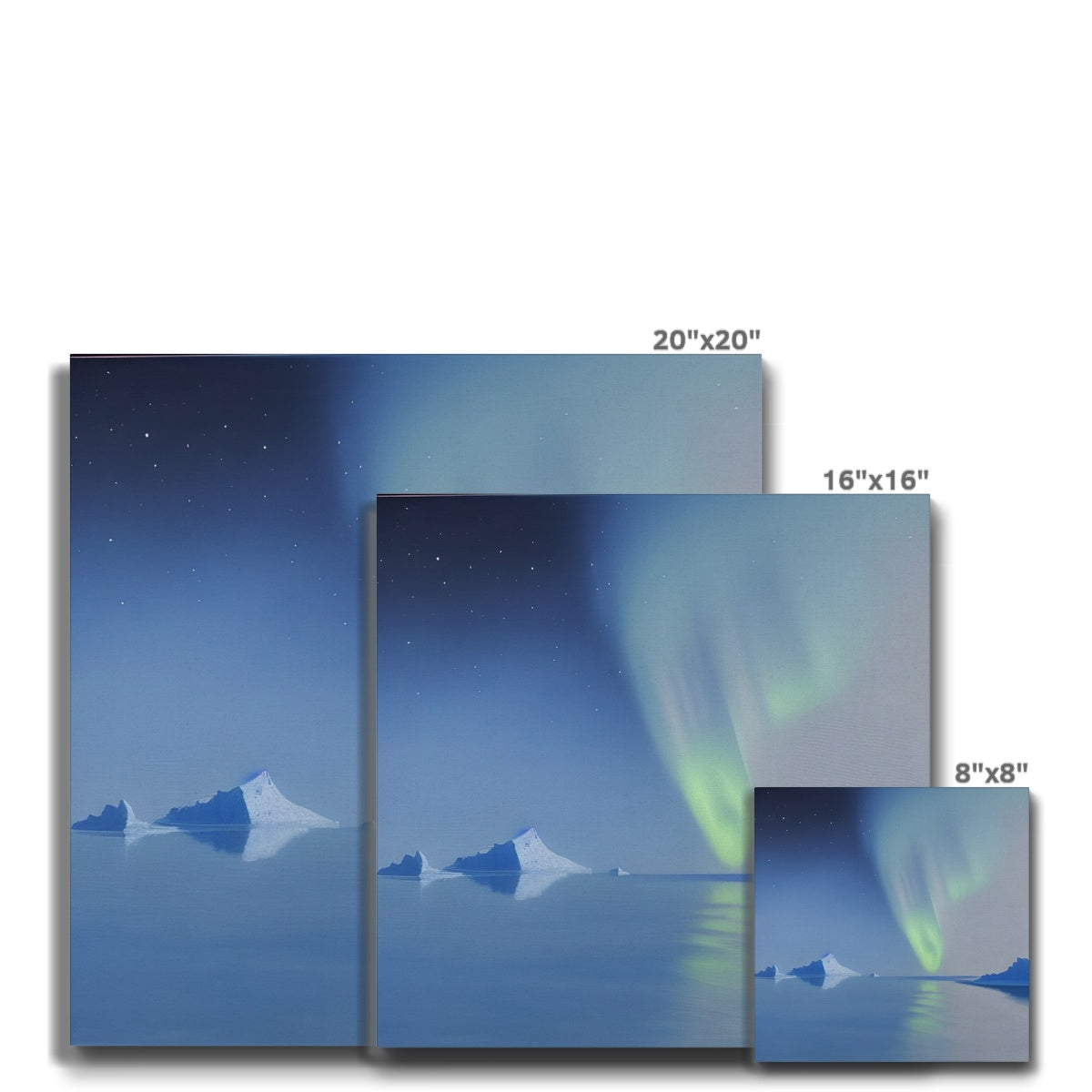 Aurora In A Ice World Eco Canvas Prodigi