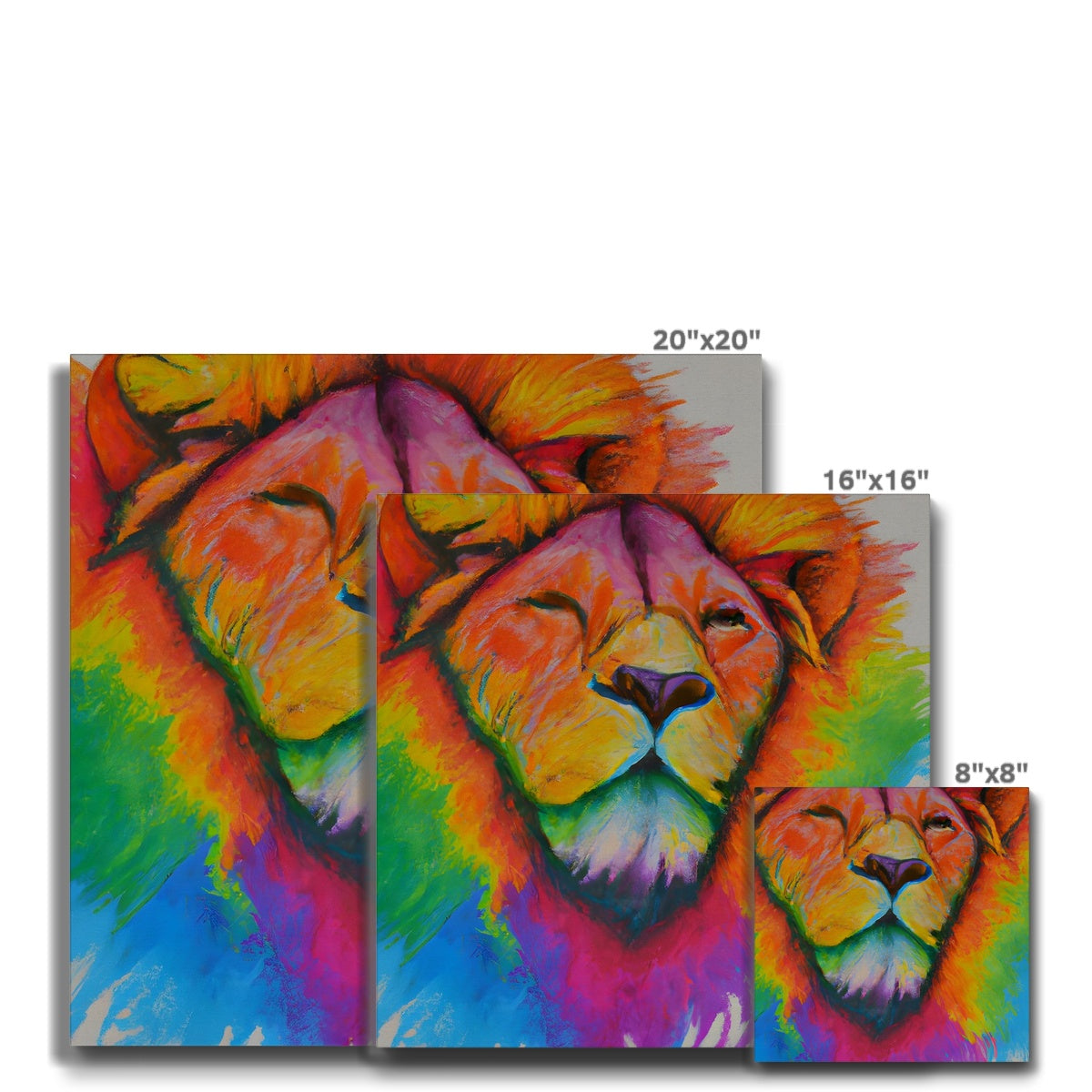 Rainbow Lion Eco Canvas Prodigi