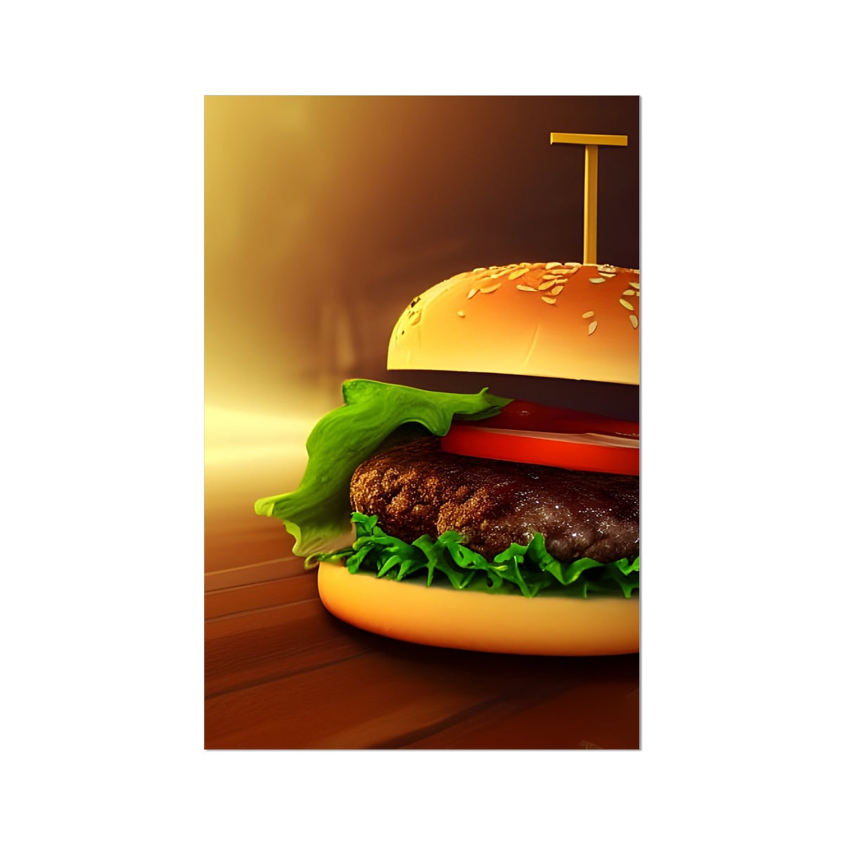 Burger Highlight Fine Art Print Prodigi