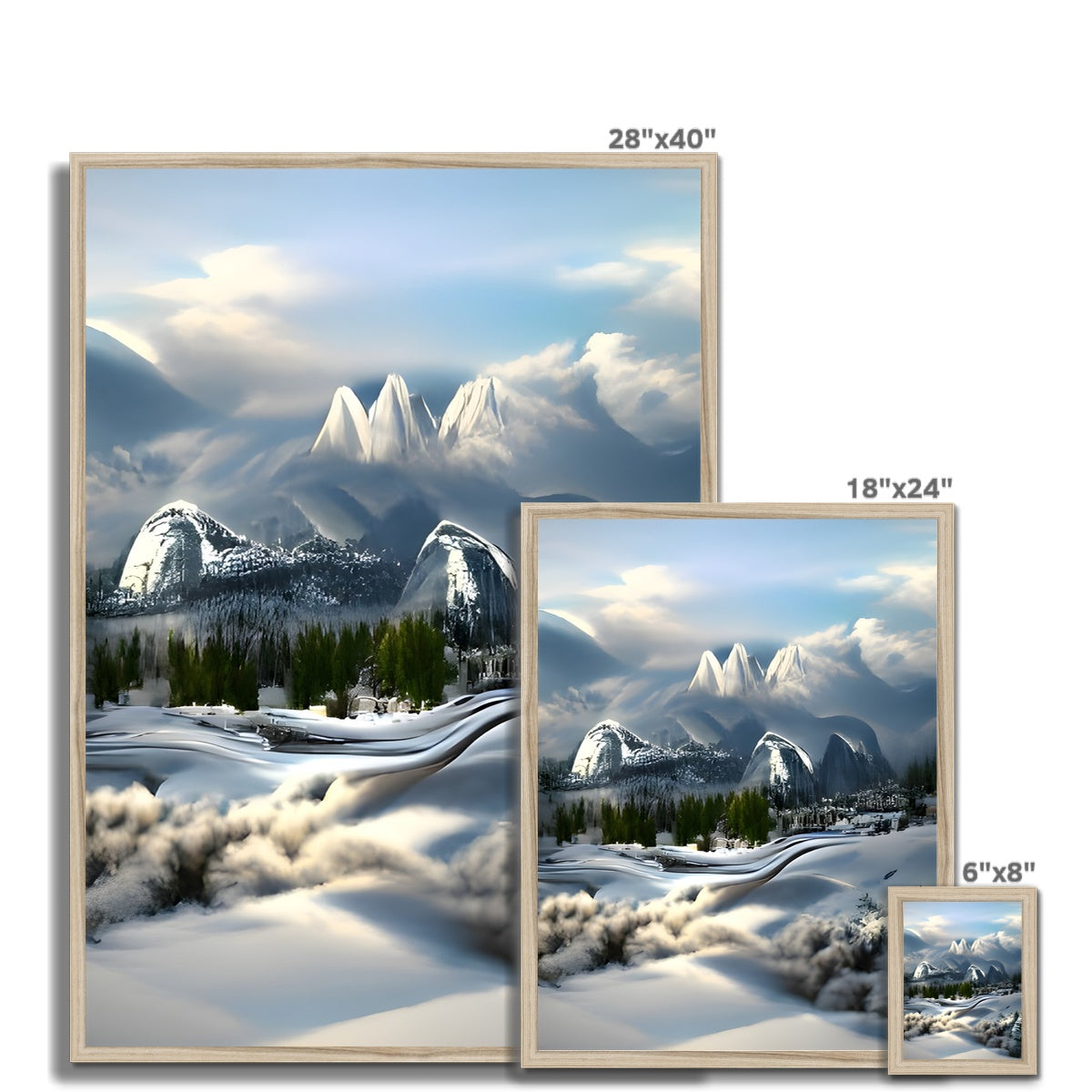 Winter Wonderland Framed Print Prodigi