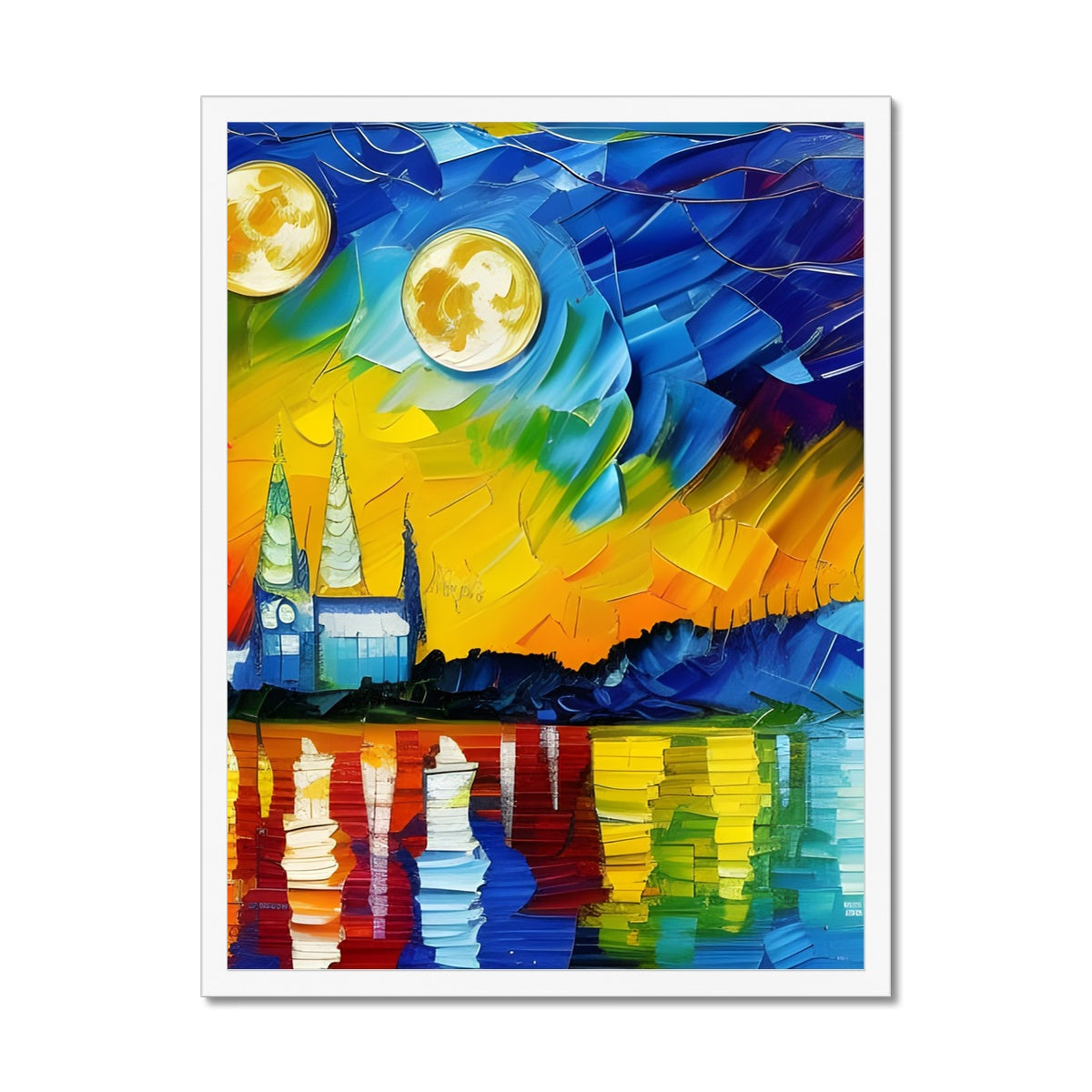 Second Moon Framed Print Prodigi