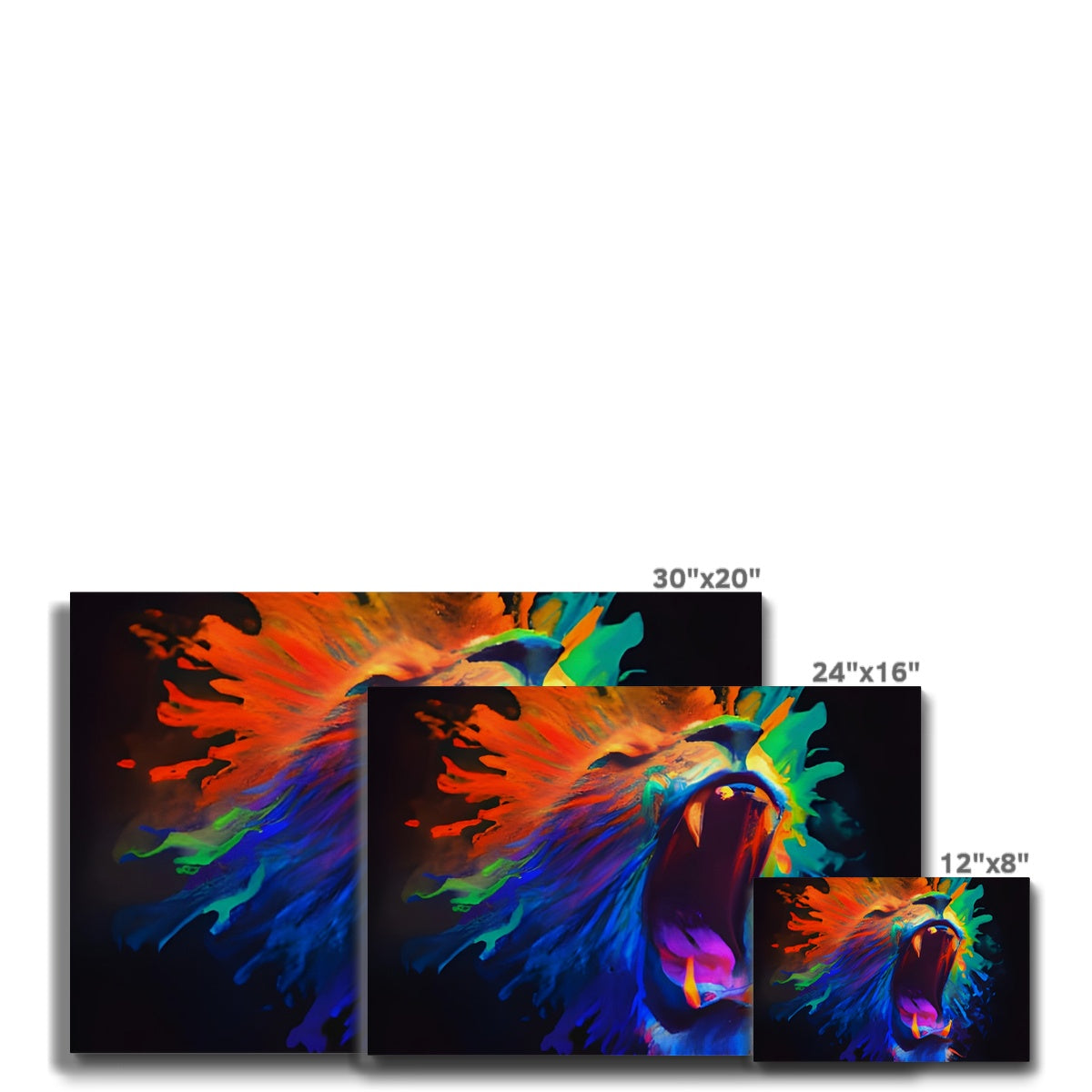 Lions Rainbow Roar Eco Canvas Prodigi