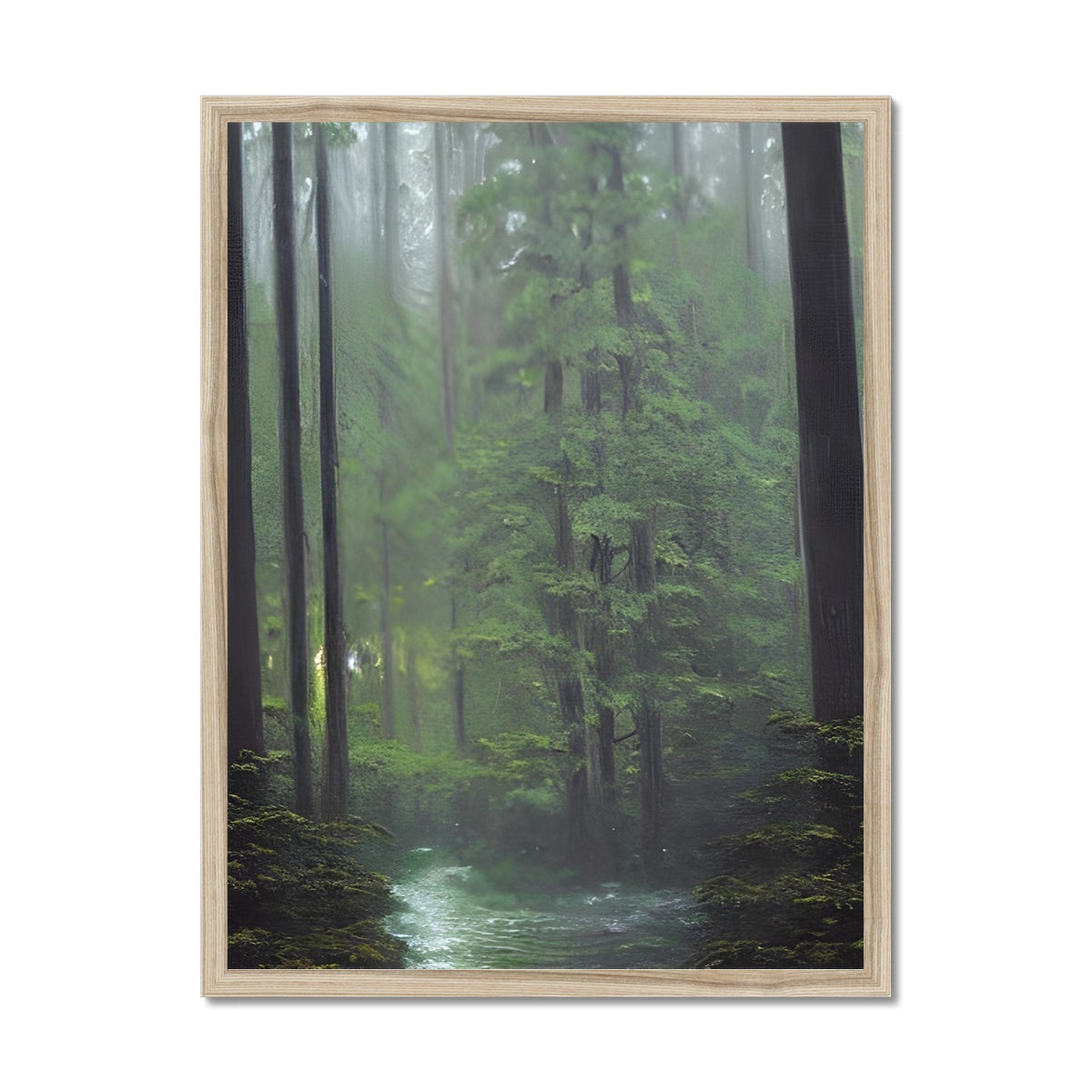 Rainy Forest Framed Print Prodigi