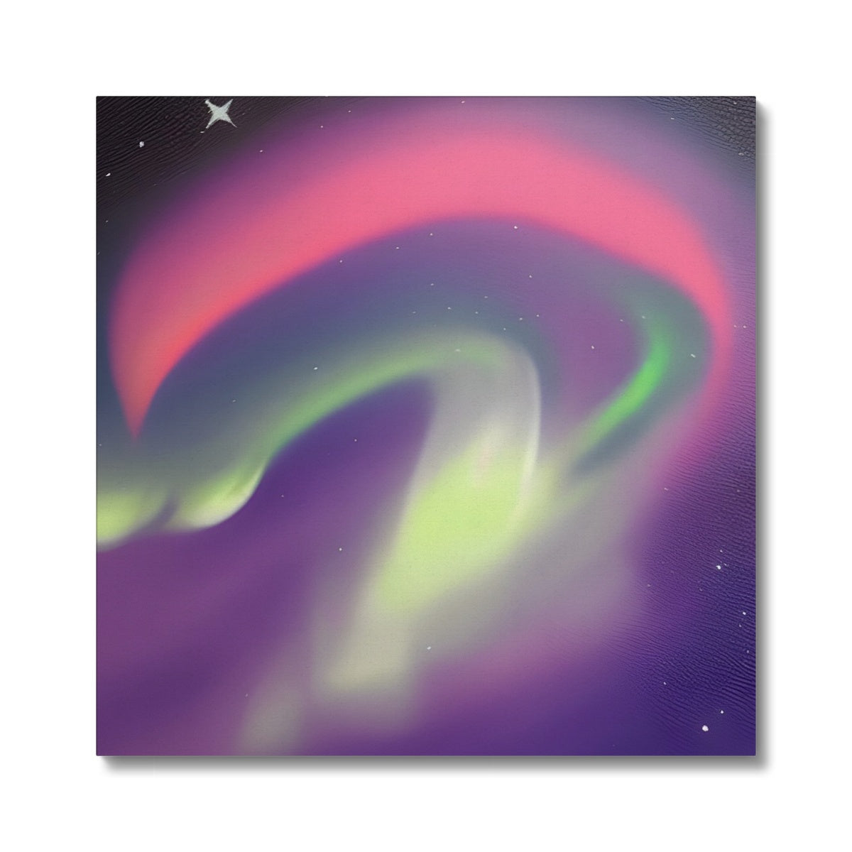 Multicolor Aurora Waves Canvas Prodigi