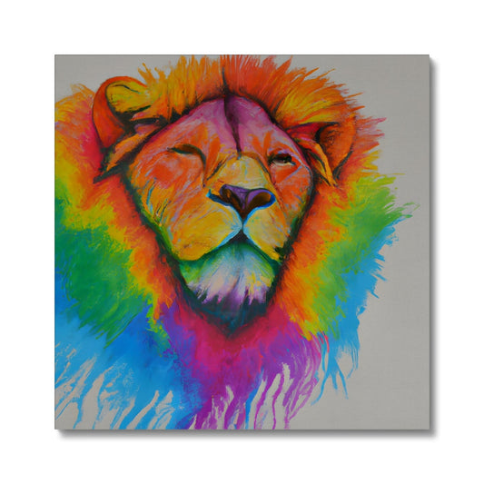 Rainbow Lion Canvas Prodigi