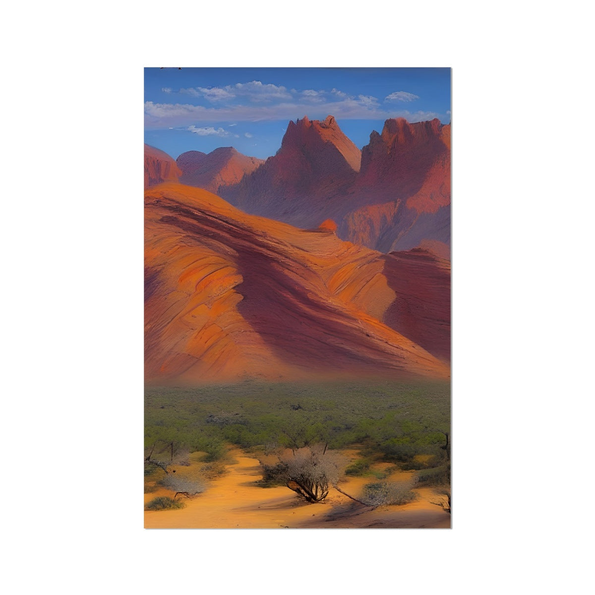 Desert Mountains Fine Art Print Prodigi