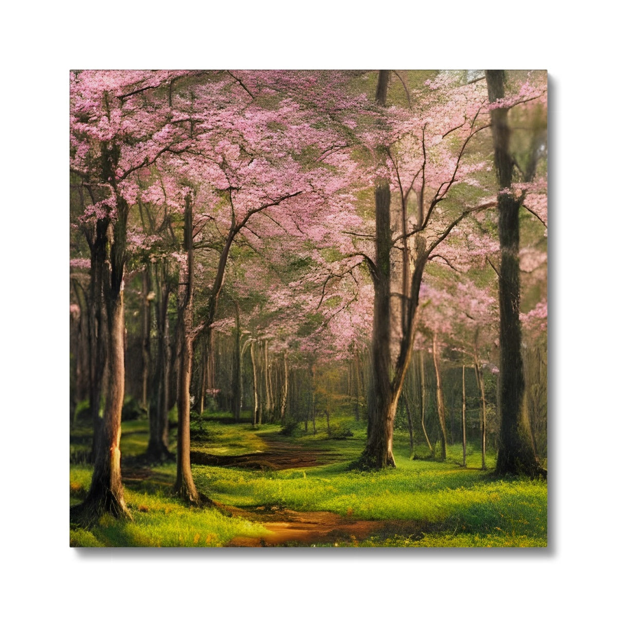 Cherry Blossom in a Forest Canvas Prodigi