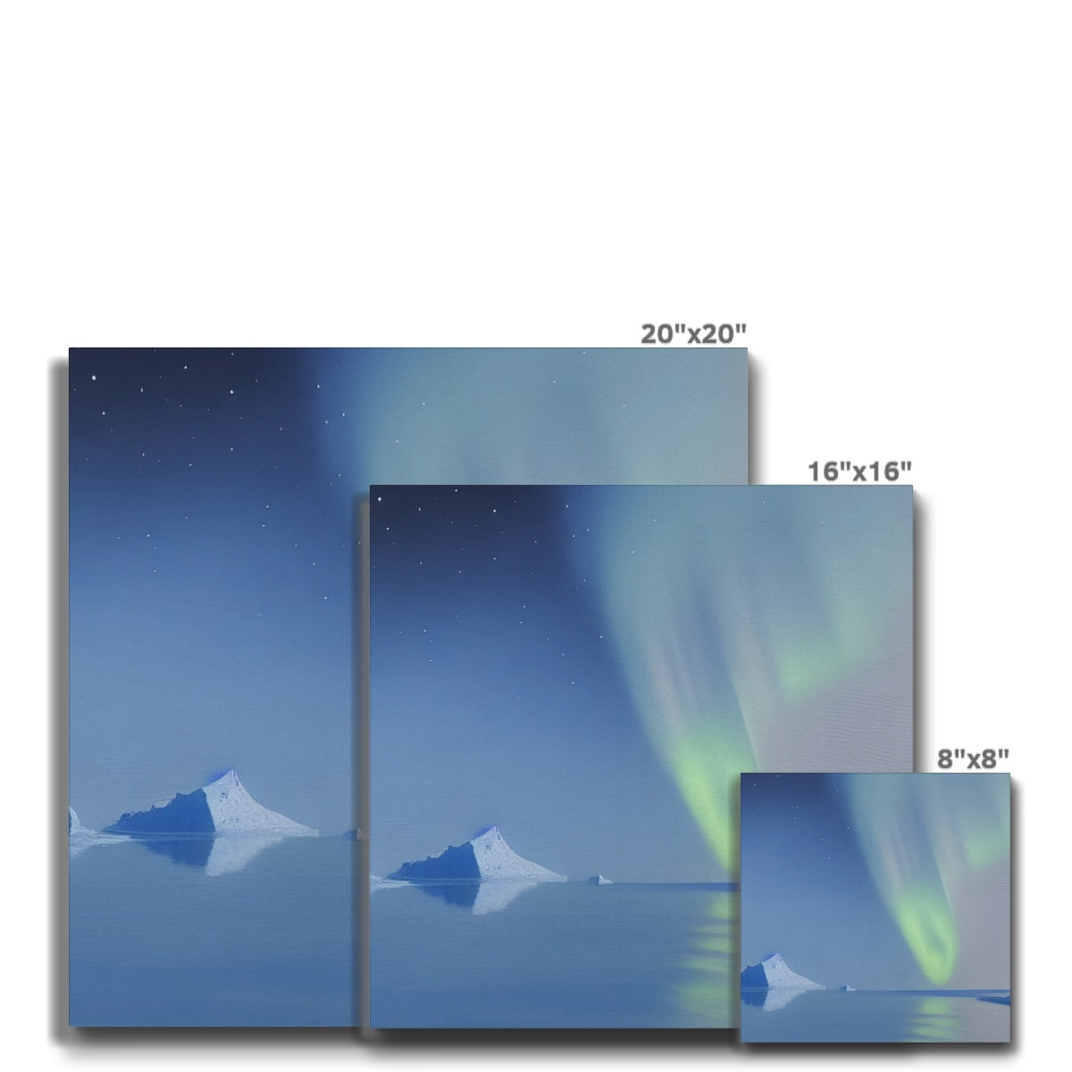 Aurora In A Ice World Eco Canvas Prodigi