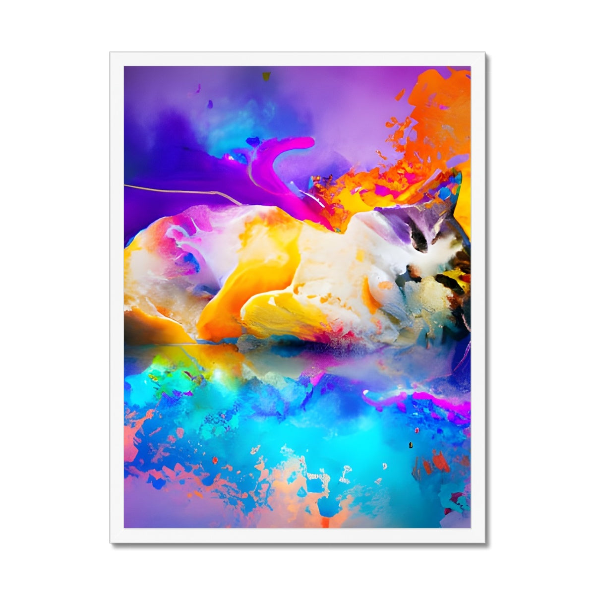 Cat's Dream Framed Print Prodigi