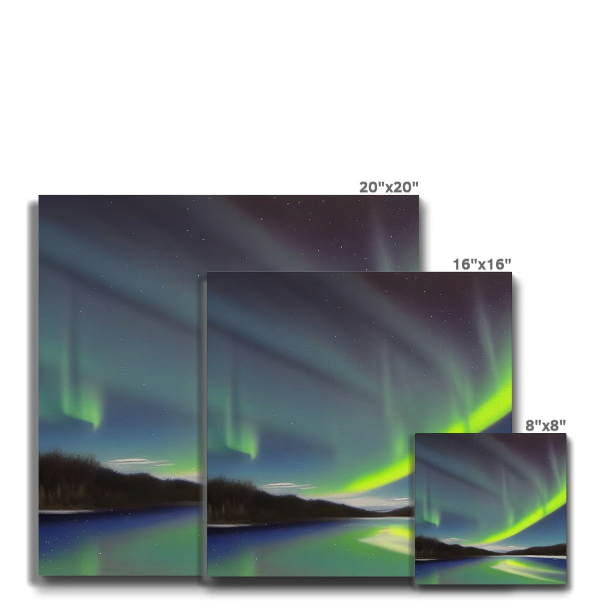 Aurora At Night Eco Canvas Prodigi