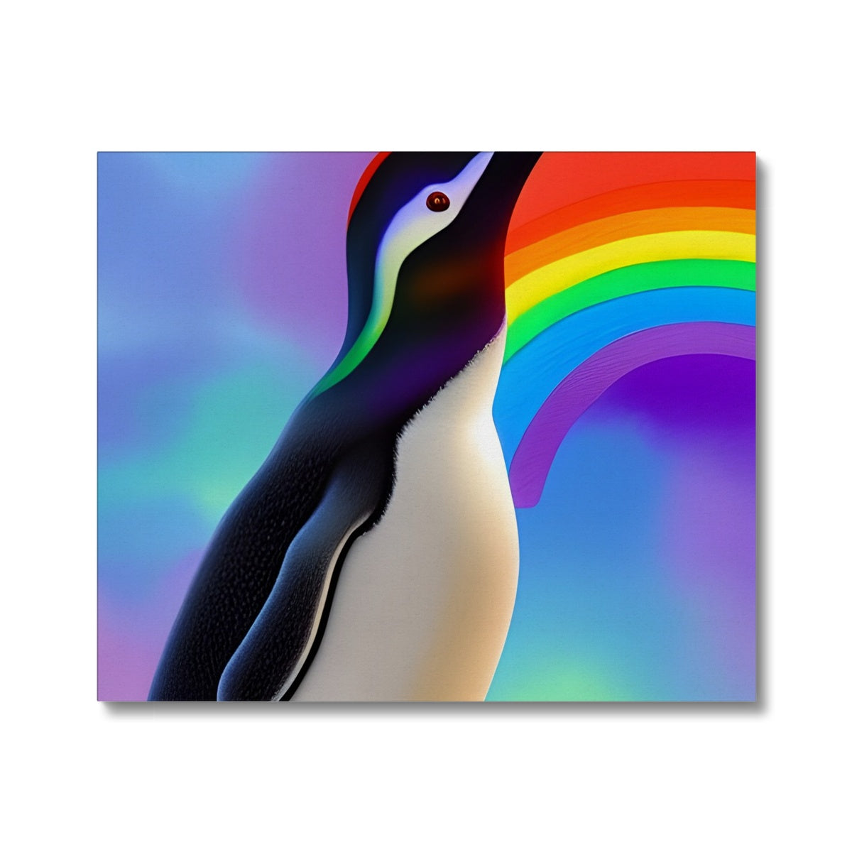 Rainbow Penguin Canvas Prodigi