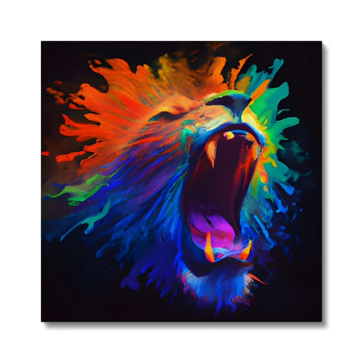 Lions Rainbow Roar Canvas Prodigi