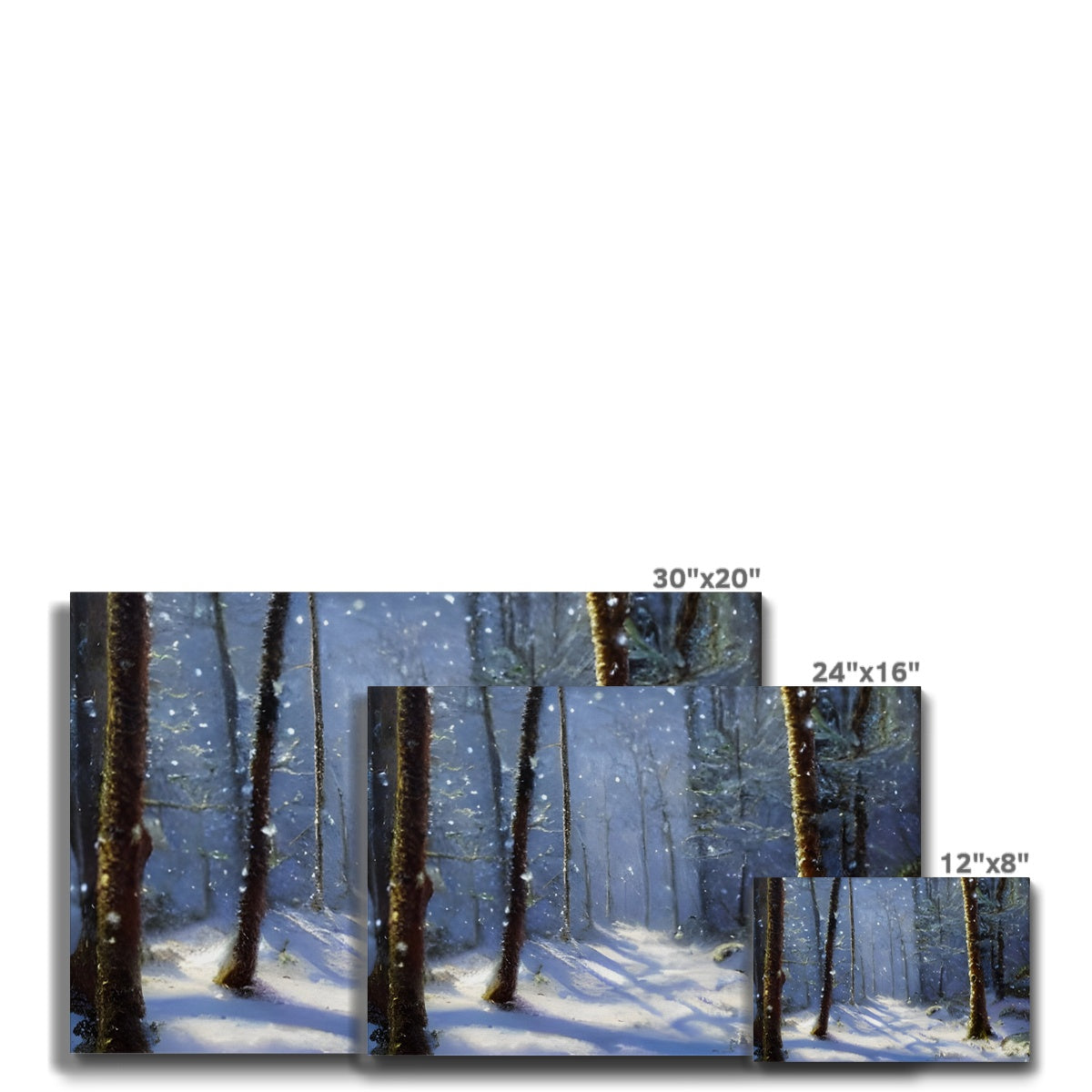 Snowy Forest Eco Canvas Prodigi