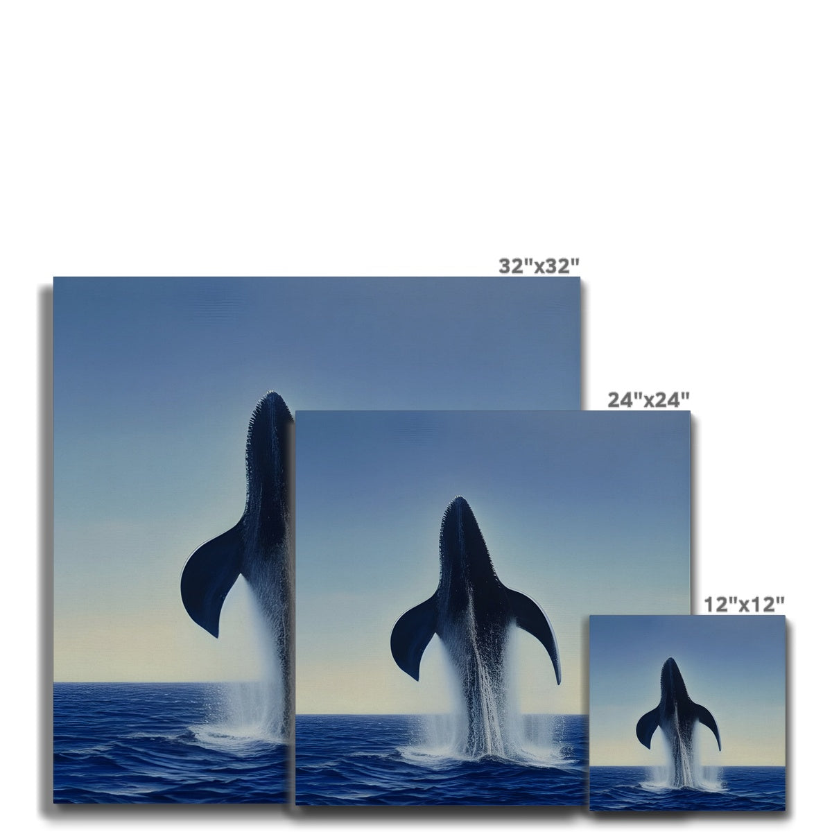 Rising Whale Canvas Prodigi