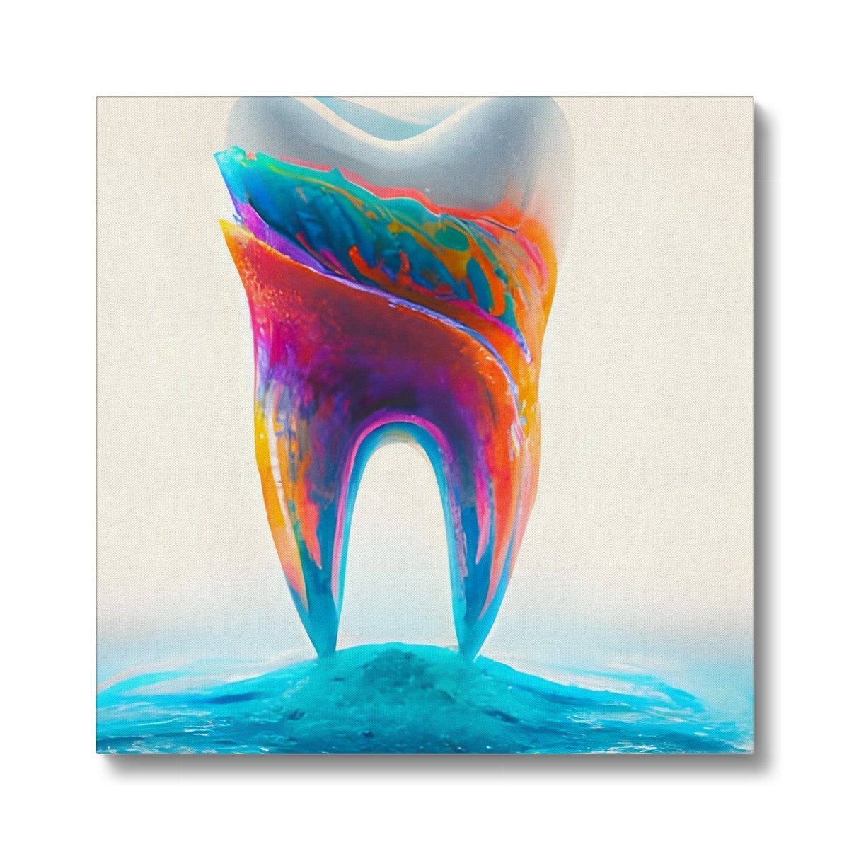 Tooth in Colour Waves Eco Canvas Prodigi