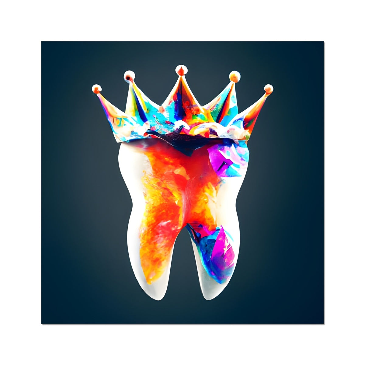 King Crystal Tooth Fine Art Print Prodigi