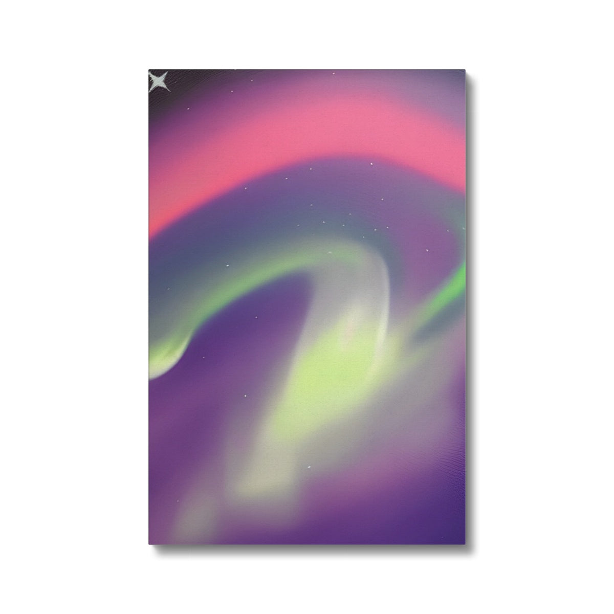 Multicolor Aurora Waves Eco Canvas Prodigi