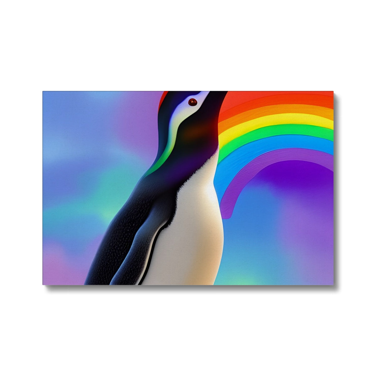 Rainbow Penguin Eco Canvas Prodigi