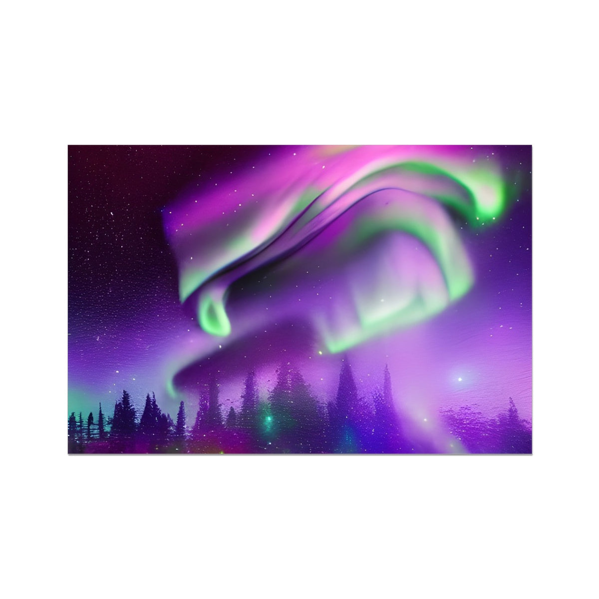 Aurora In A Sparkling Night Fine Art Print Prodigi