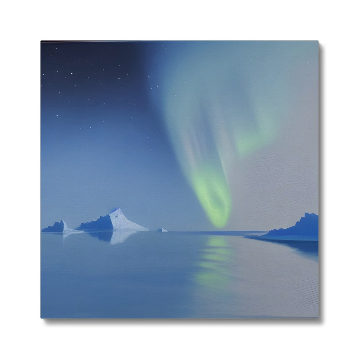 Aurora In A Ice World Canvas Prodigi