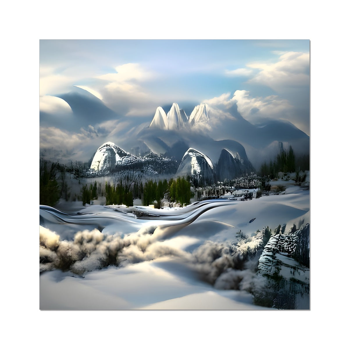 Winter Wonderland Fine Art Print Prodigi