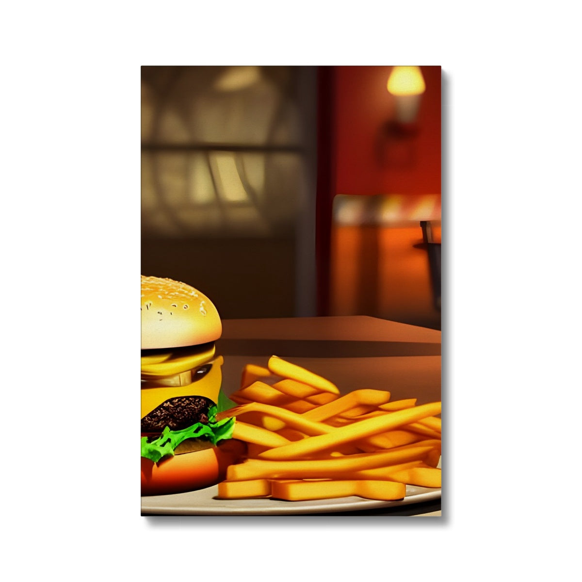 Burger & Fries Combo Eco Canvas Prodigi