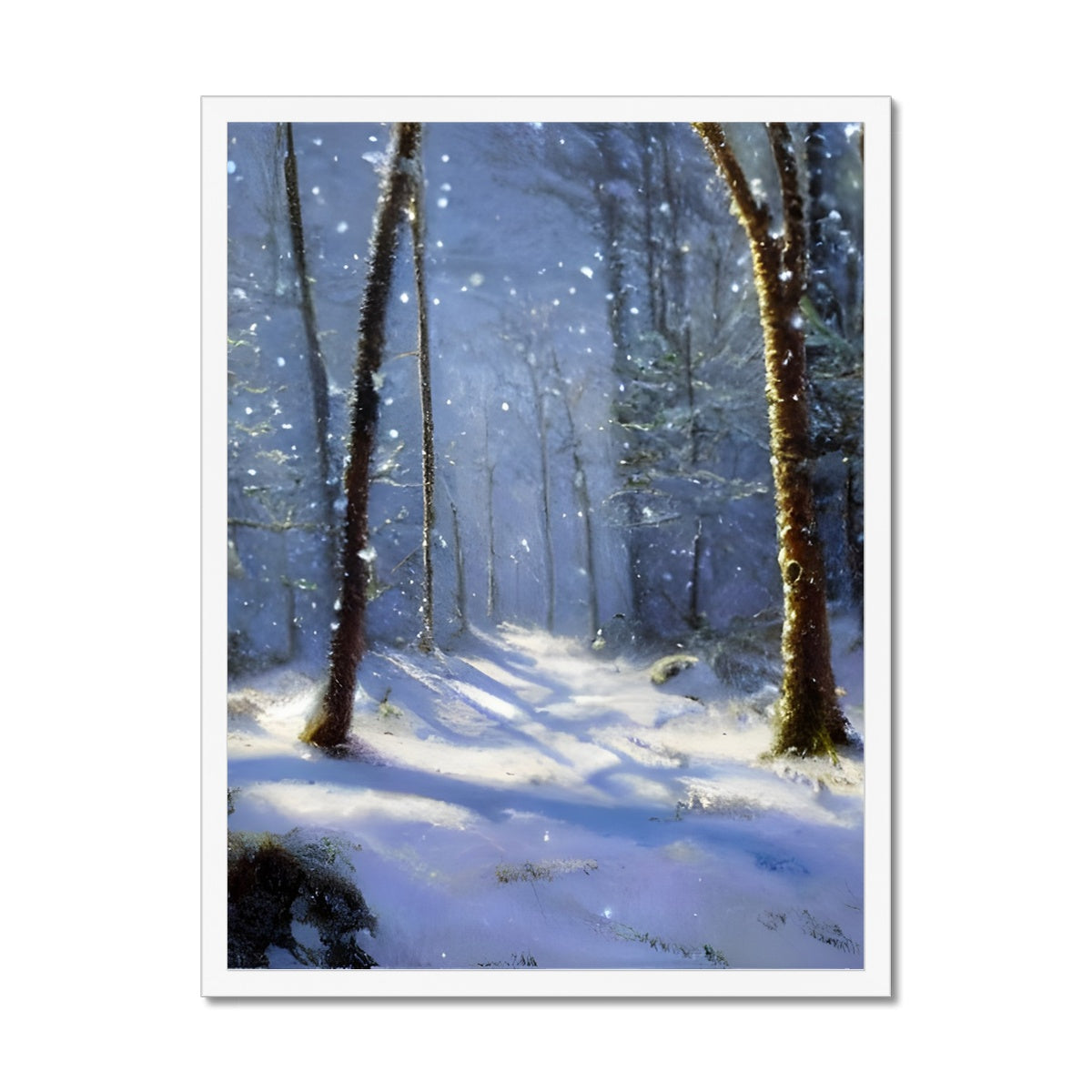 Snowy Forest Framed Print Prodigi