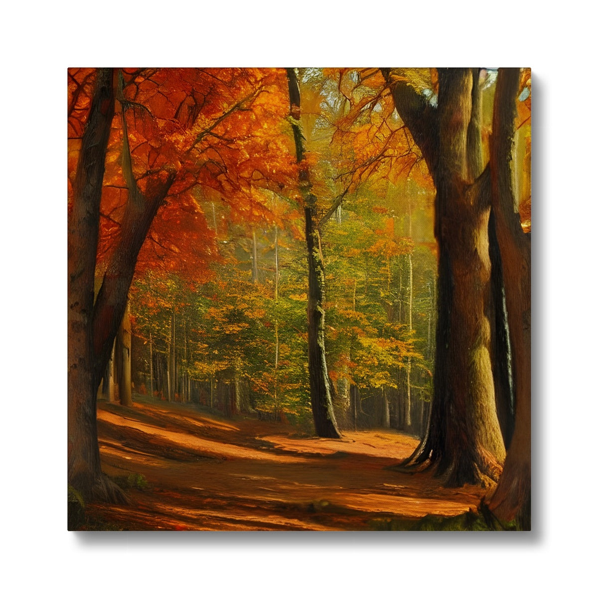 Forest kissed by Autumn  Eco Canvas Prodigi