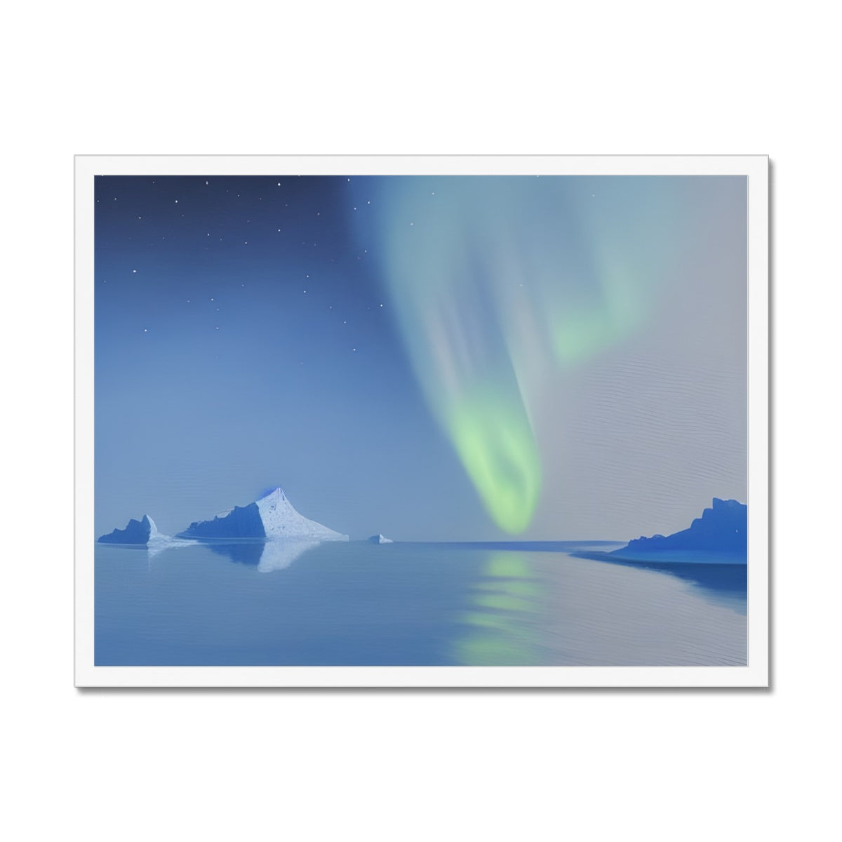 Aurora In A Ice World Framed Print Prodigi