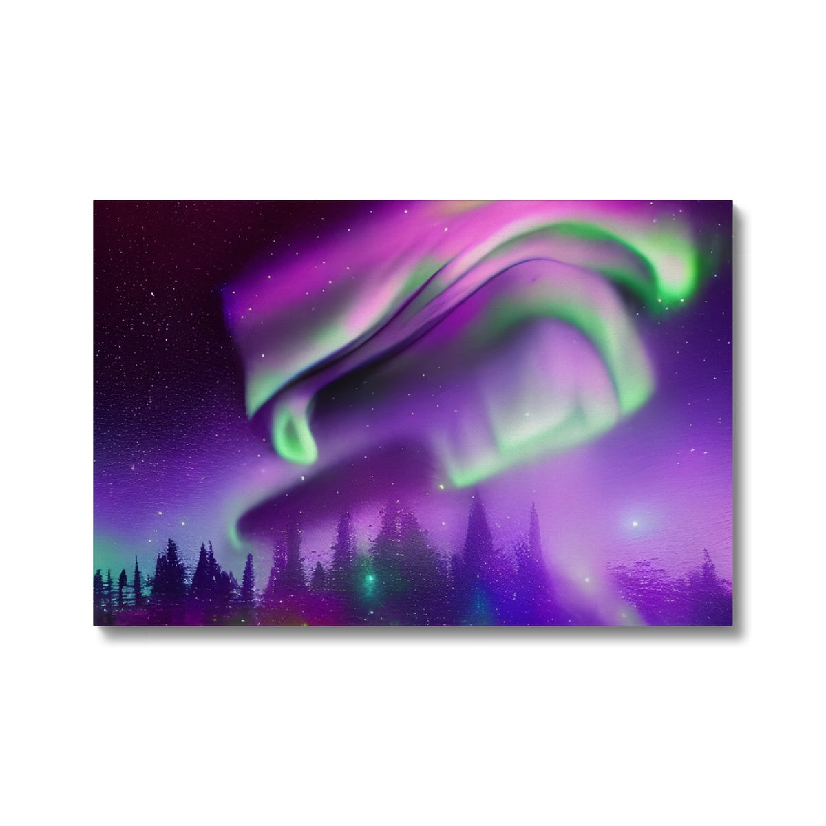 Aurora In A Sparkling Night Eco Canvas Prodigi