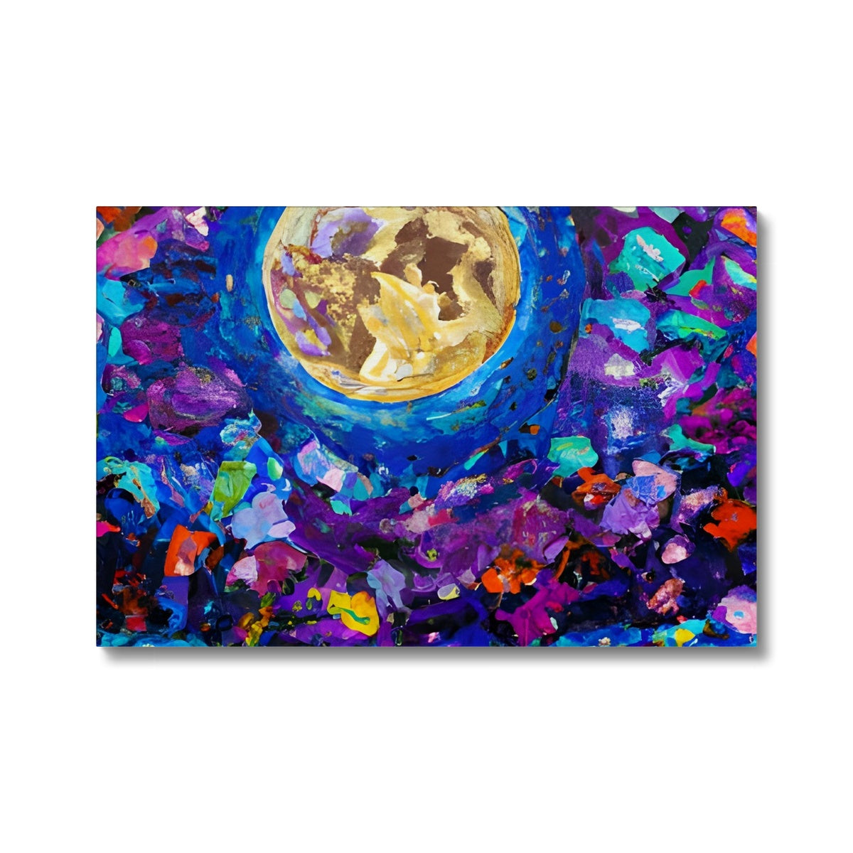 Moon in Flower Field Eco Canvas Prodigi