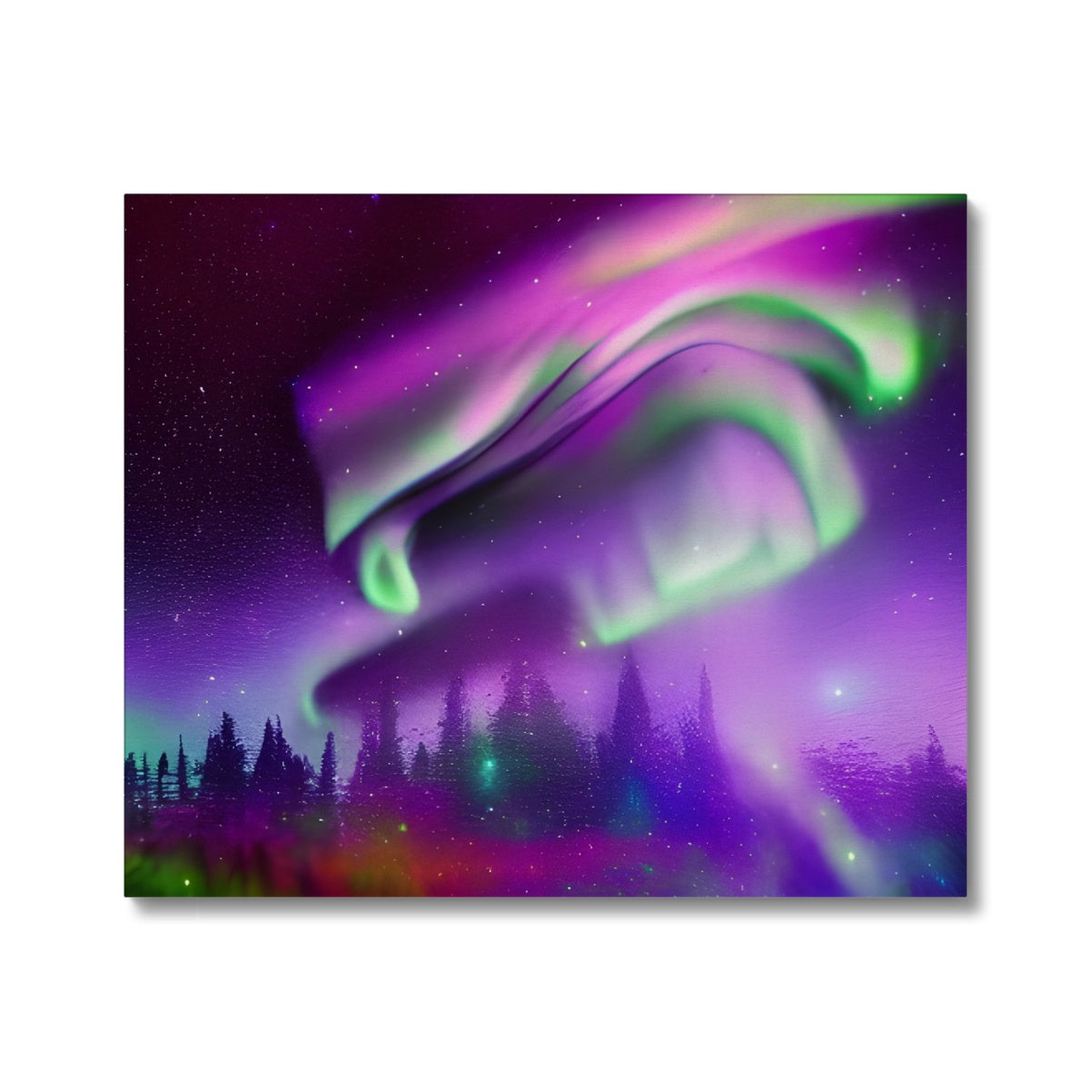 Aurora In A Sparkling Night Canvas Prodigi