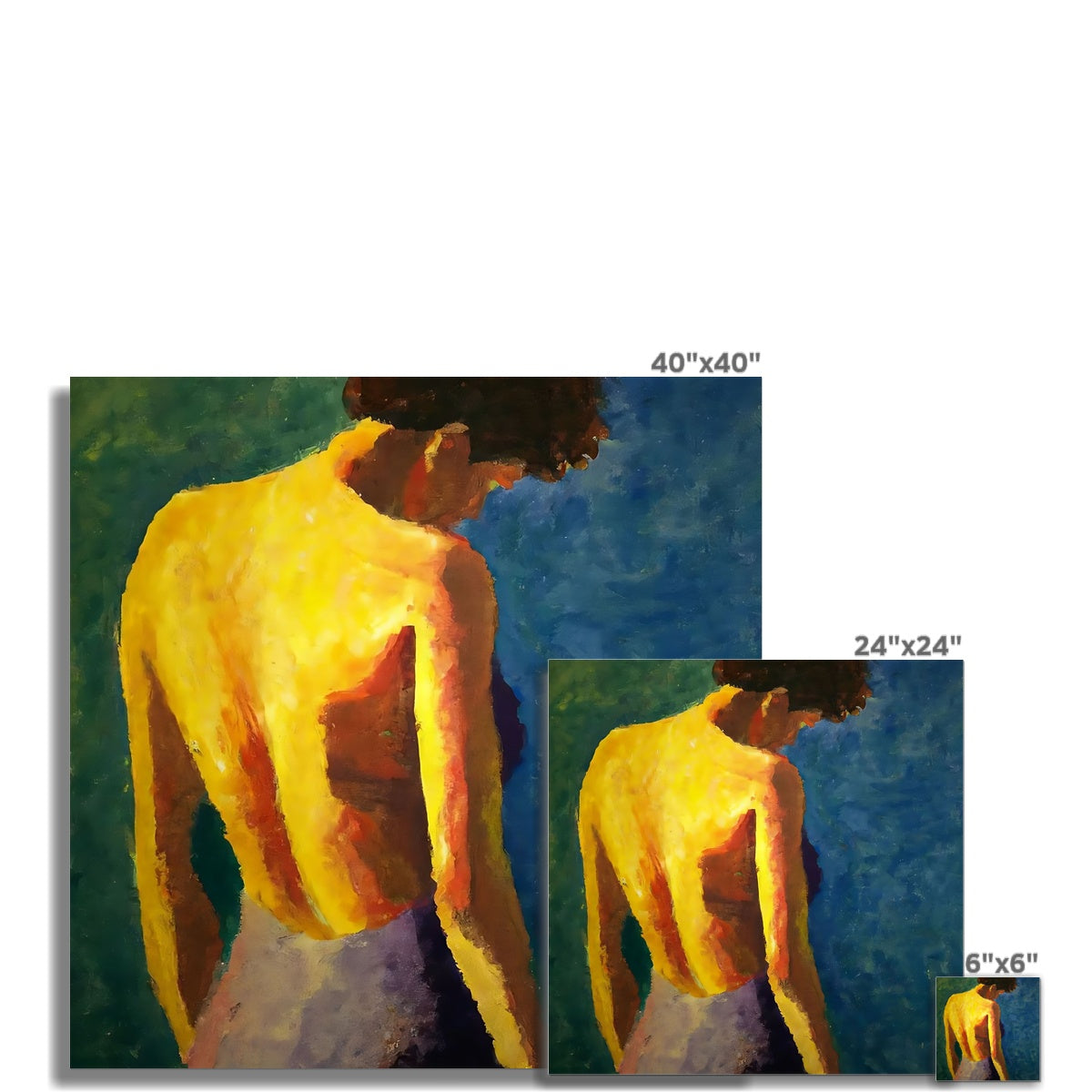 Women's Back Fine Art Print Prodigi