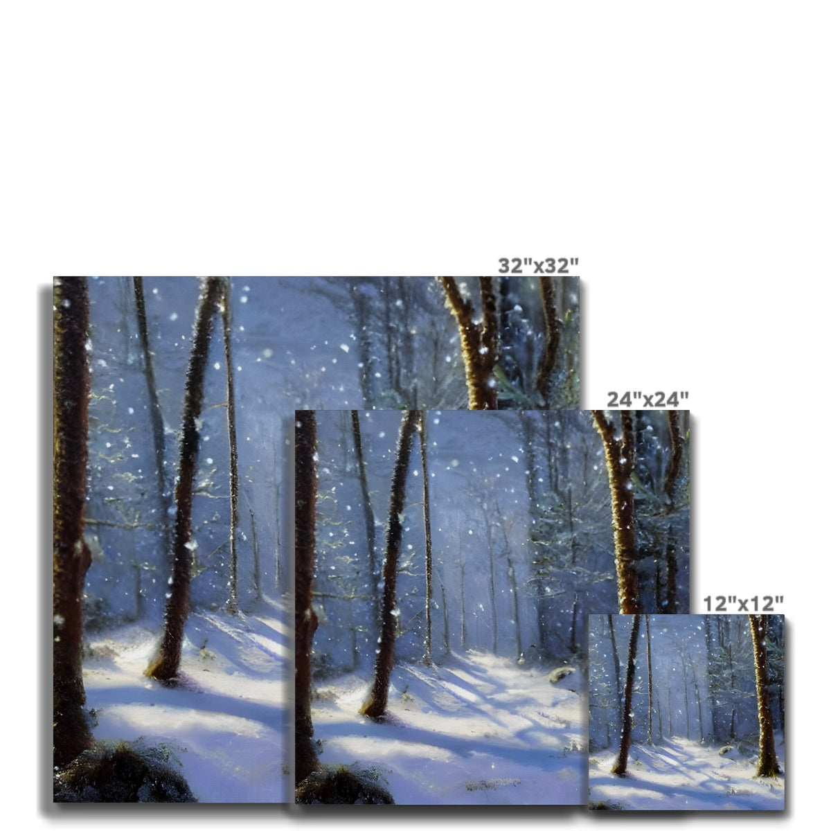 Snowy Forest Canvas Prodigi