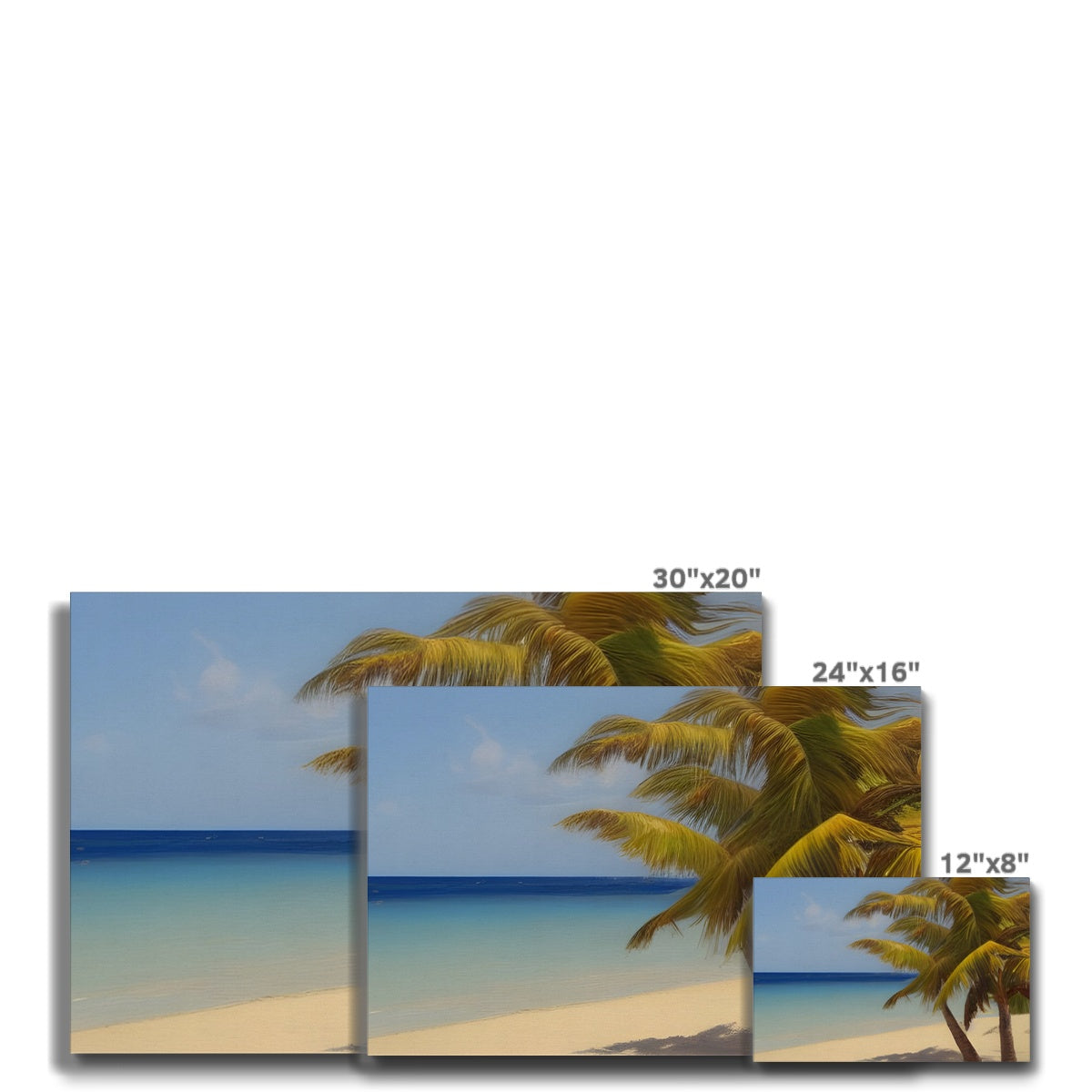 Calm Palm Beach Eco Canvas Prodigi