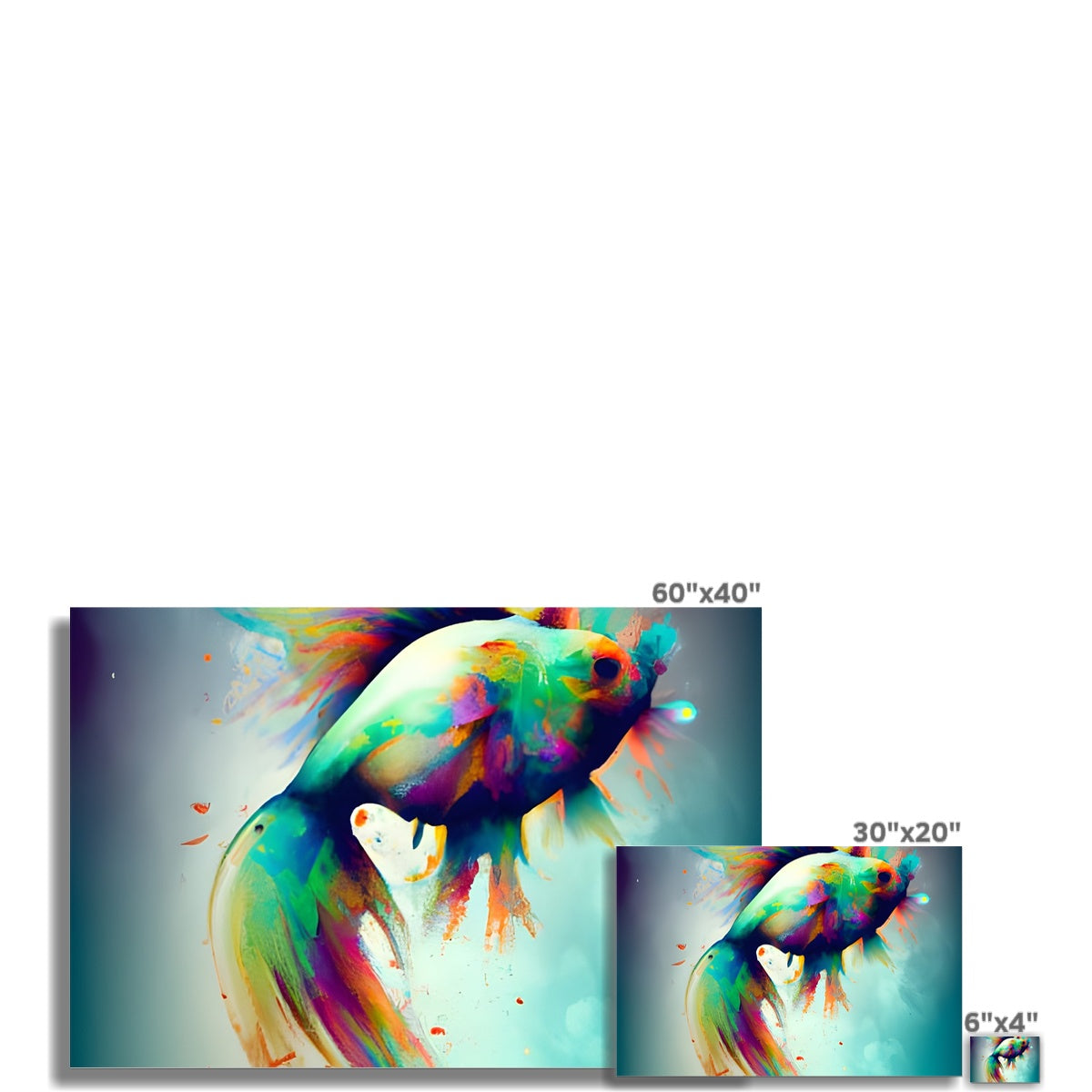 Jumping Fish Fine Art Print Prodigi