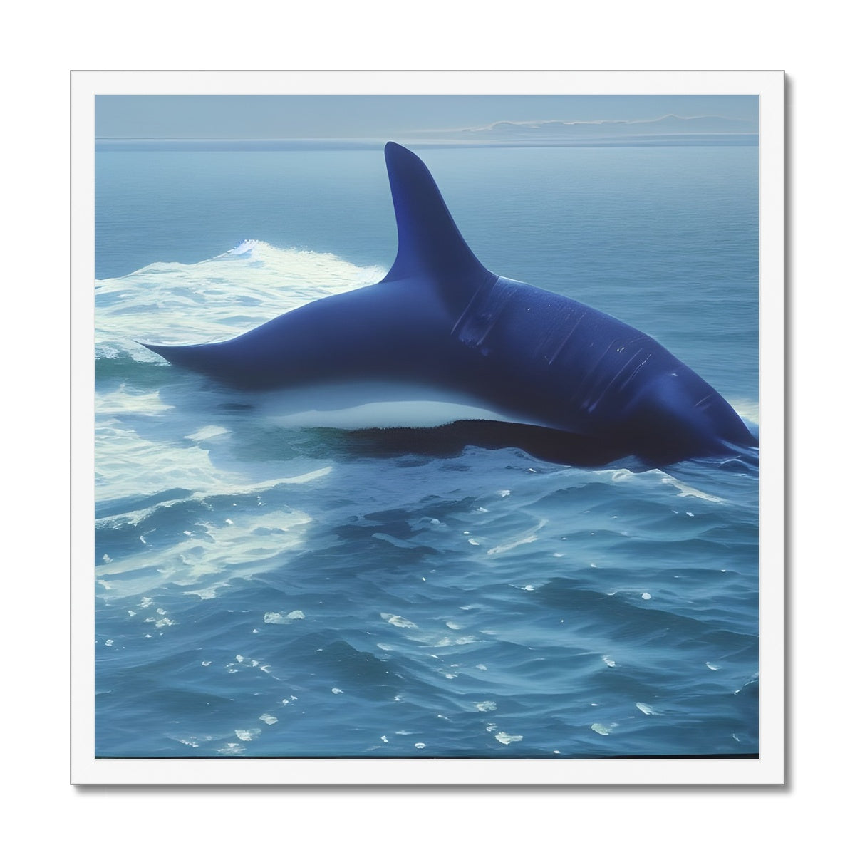 Fluke In The Ocean Framed Print Prodigi