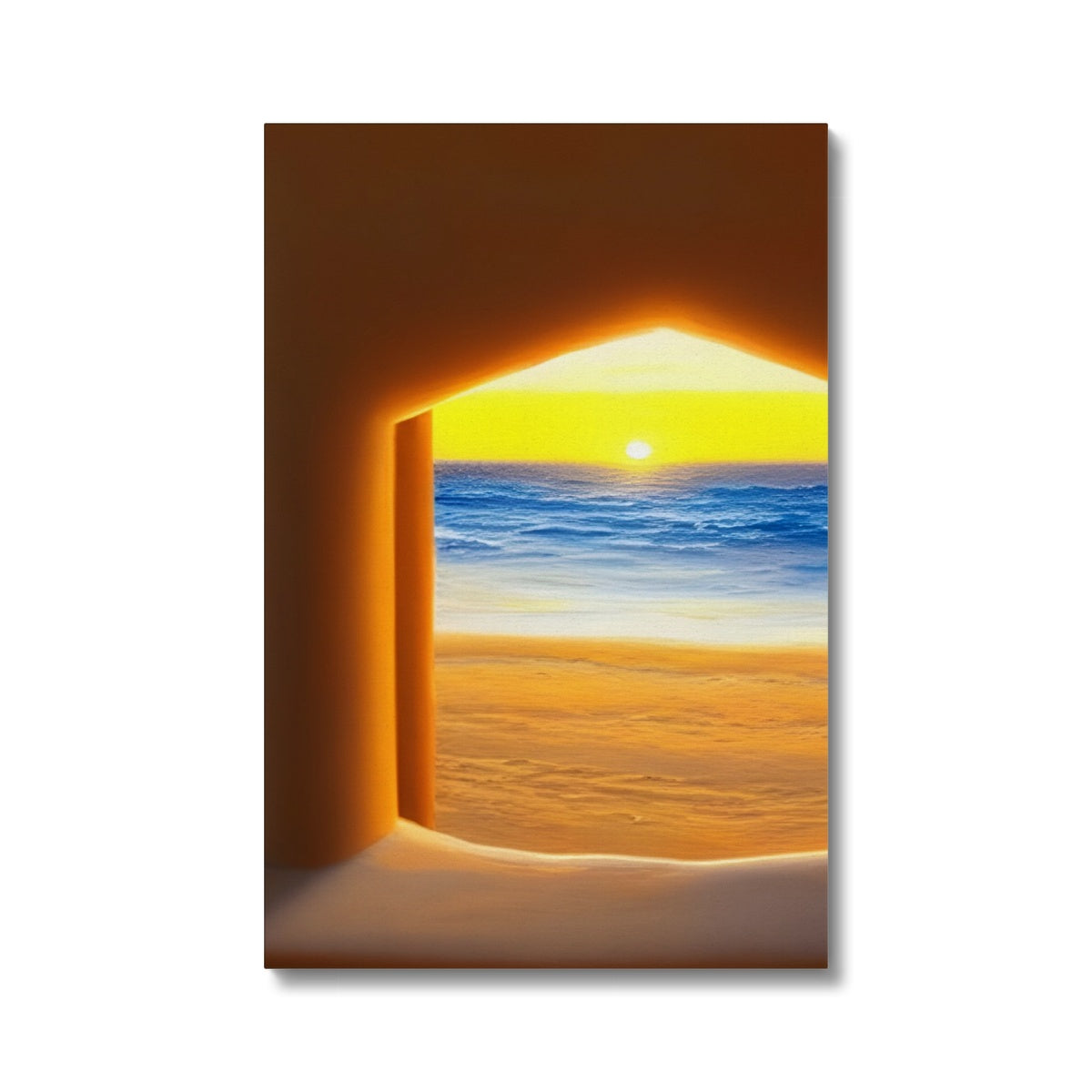 View out of a Sandcastle Eco Canvas Prodigi