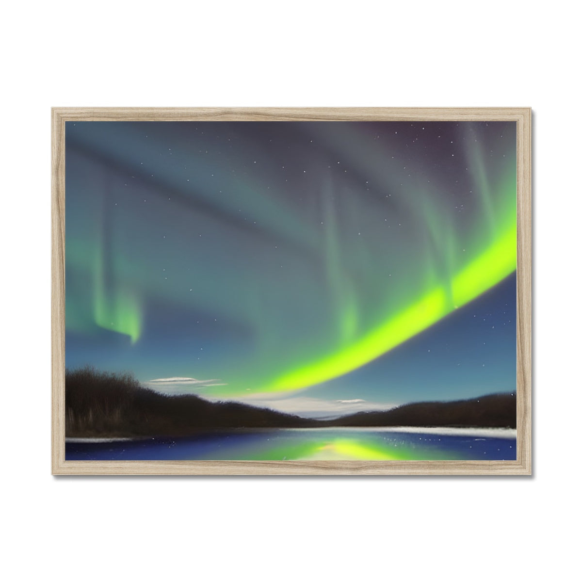 Aurora At Night Framed Print Prodigi