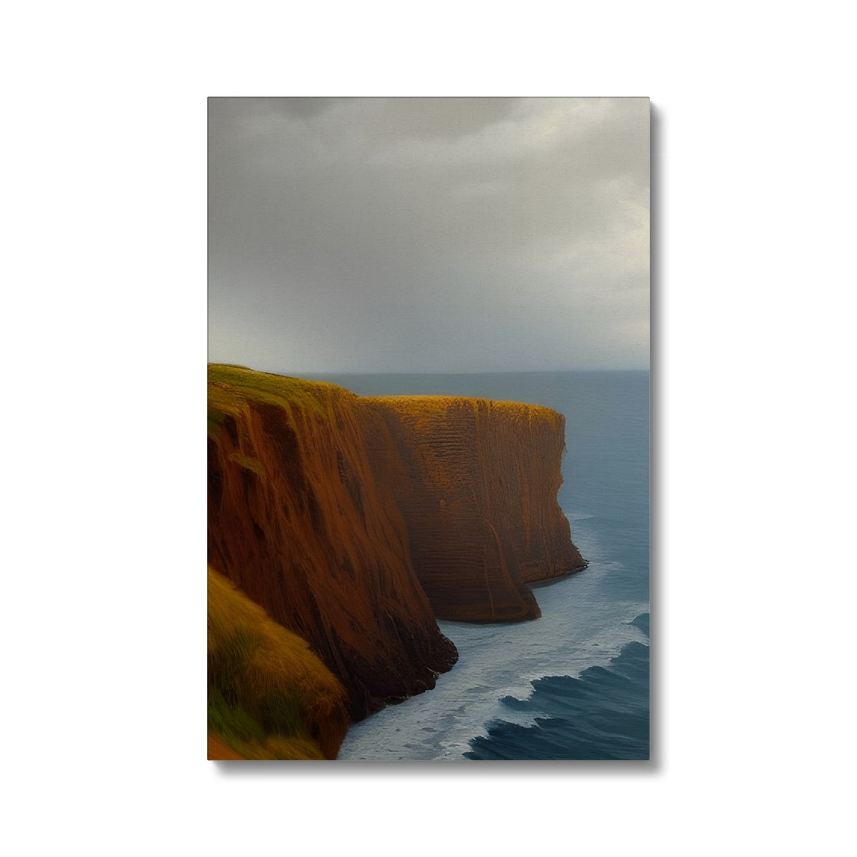 Storm Approaching A Cliff Eco Canvas Prodigi