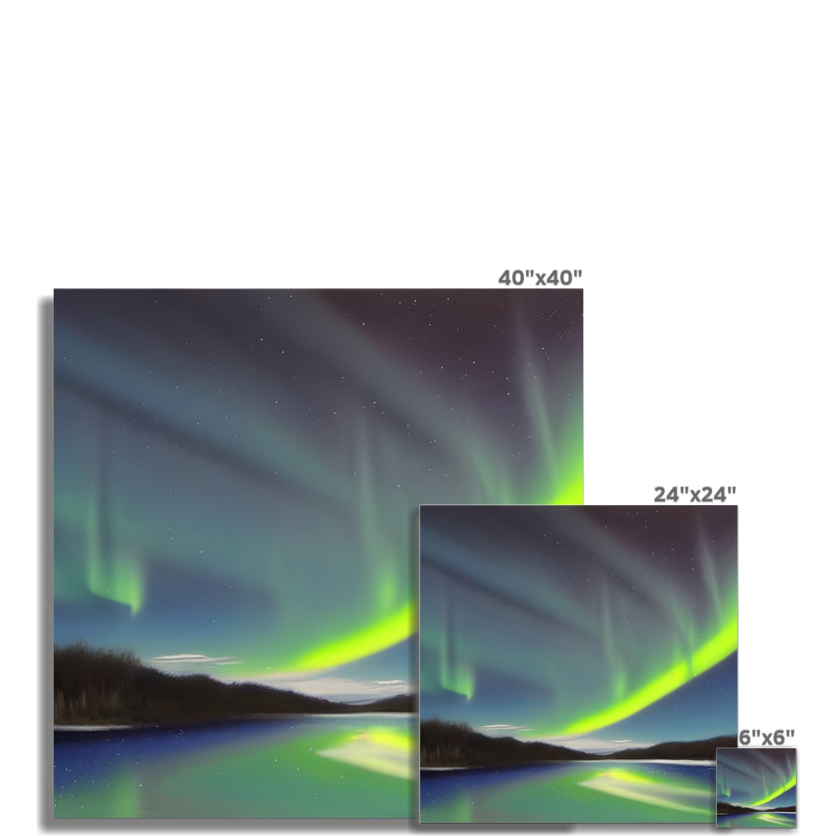 Aurora At Night Fine Art Print Prodigi