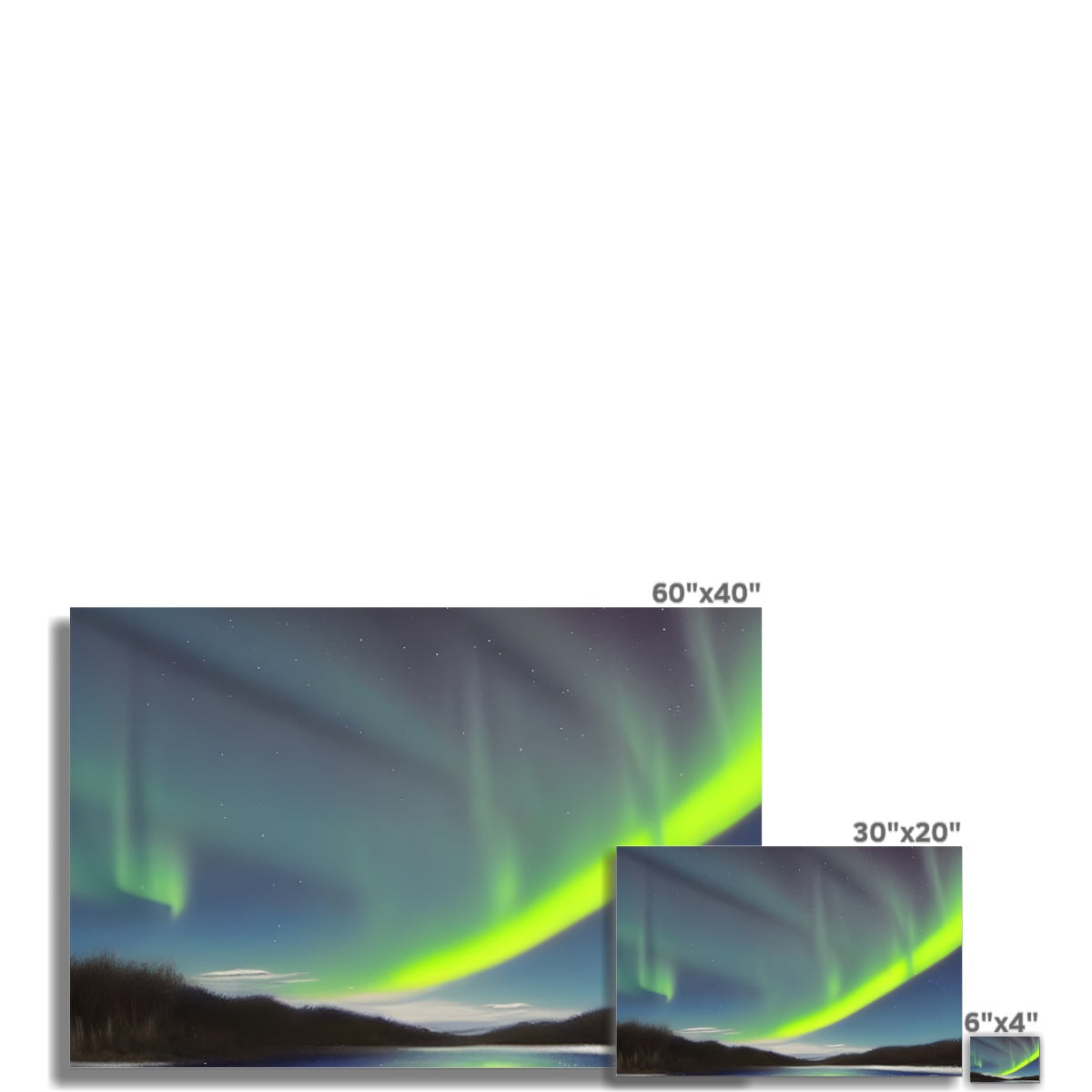 Aurora At Night Fine Art Print Prodigi