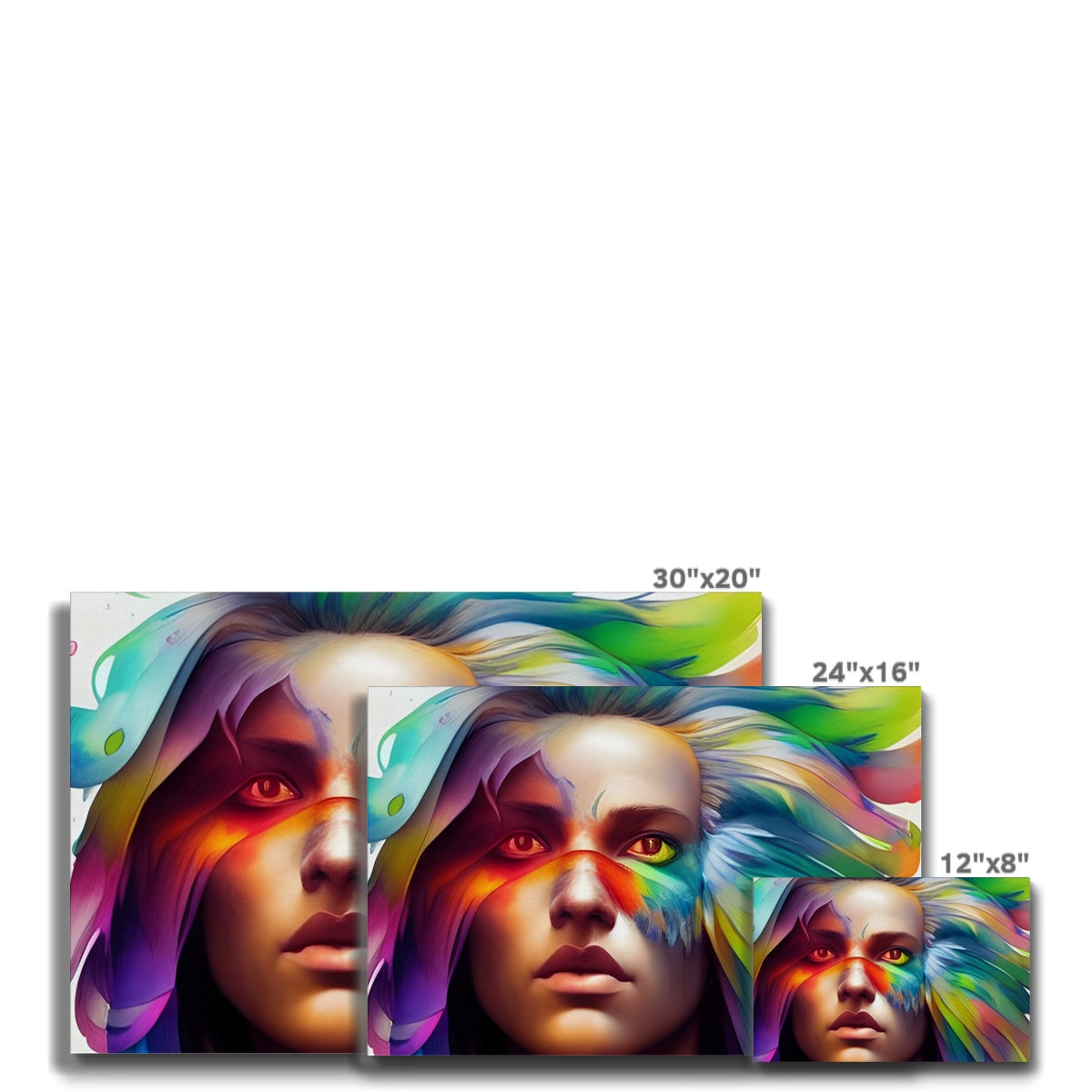 Women Rainbow Eagle Head Eco Canvas Prodigi